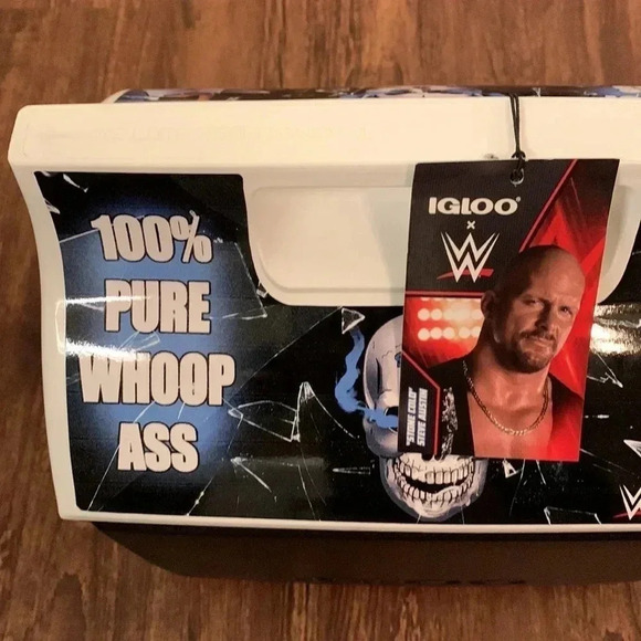 WWE Stone Cold Steve Austin Cooler 7 Quarts Playmate New - Picture 6 of 13